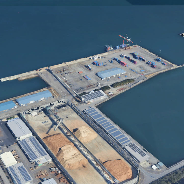 小松島港 赤石埠頭 コンテナターミナル